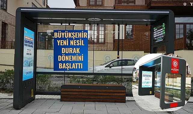 Büyükşehir Belediyesi'nden Samsun'da yeni nesil durak dönemi başlıyor