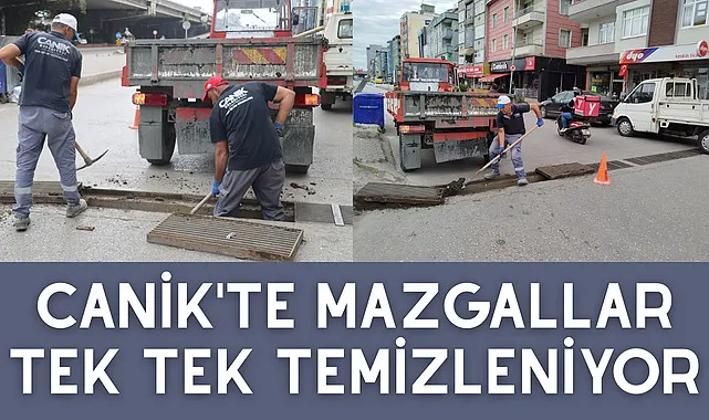 Canik'te Mazgallar Tek Tek Temizleniyor