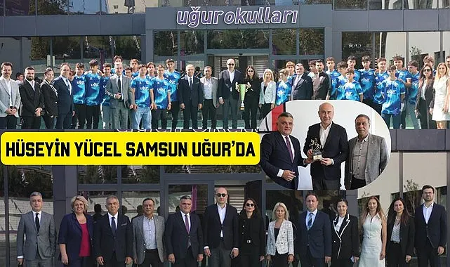 Hüseyin Yücel Samsun Uğur Okulları'nı ziyaret etti