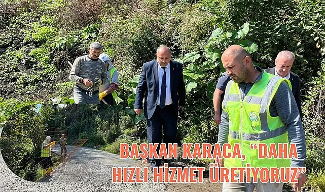 Salıpazarı Belediyesi'nden beton yol atağı
