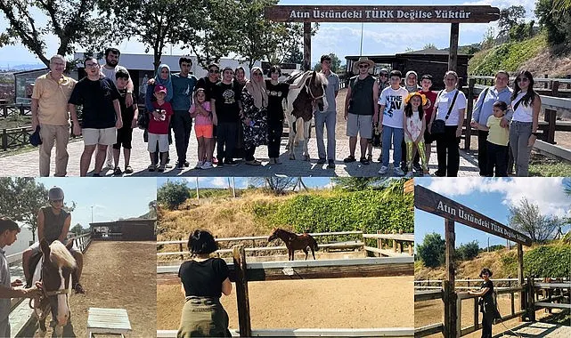 Samsun'da Otizmli Çocuklar Atlarla Buluştu