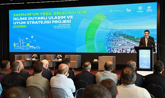 Samsun'un yeşil geleceği için iklime duyarlı ulaşım ve uyum stratejileri tanıtıldı