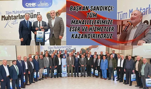 Başkan Sandıkçı: Tüm mahallelerimize eser ve hizmetler kazandırıyoruz
