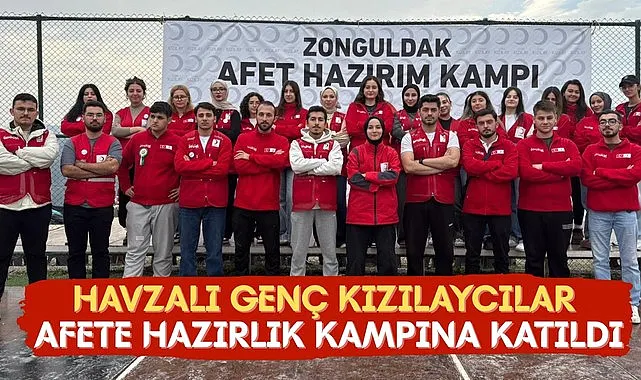 Havzalı Genç Kızılaycılar Afete Hazırlık Kampına Katıldı