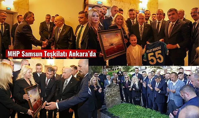MHP Samsun İl Teşkilatı TBMM Grup Toplantısı'na katıldı
