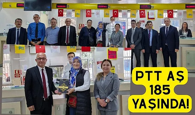 Samsun'da PTT AŞ 185. kuruluş yıl dönümünü kutladı