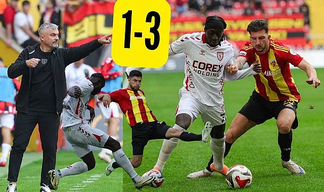 Samsunspor Kayserispor maç sonucu ve fotoğrafları