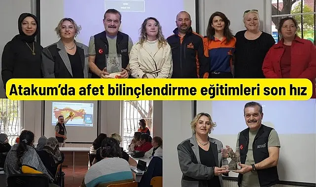 Atakum Belediyesi'nde afet bilinçlendirme eğitimleri son hız