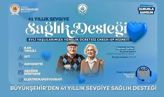 Büyükşehir'den 41 Yıllık Sevgiye Sağlık Desteği 