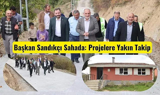 Canik Belediye Başkanı İbrahim Sandıkçı Sahada: Projelere Yakın Takip