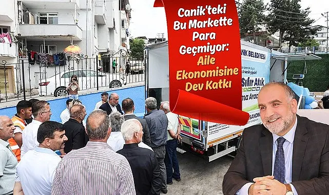 Canik'teki Bu Markette Para Geçmiyor: Aile Ekonomisine Dev Katkı