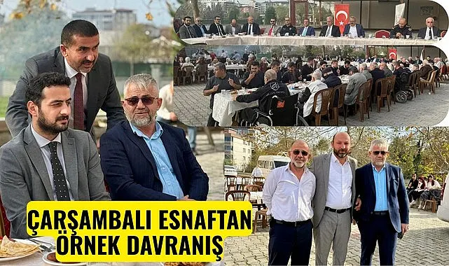 Çarşambalı esnaf Mustafa Şahin'nden örnek davranış