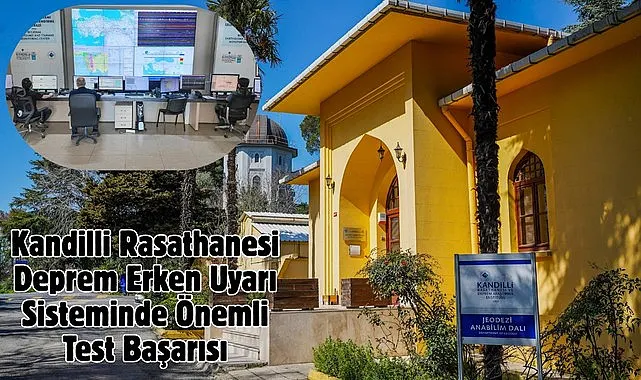 Deprem Erken Uyarı Sistemi Testi Başarılı geçti