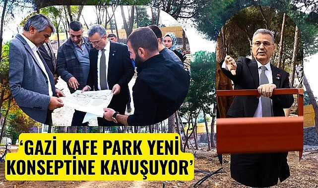 İlkadım Belediyesi Gazi Kafe Park'ı yeniliyor!