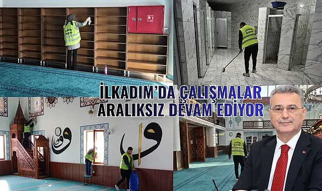 İlkadım’ın Tüm İbadethaneleri Detaylı Temizleniyor