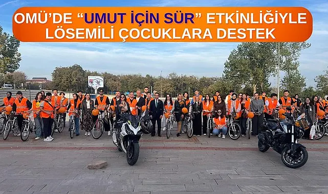 OMÜ’de Umut İçin Sür etkinliğiyle lösemili çocuklara destek