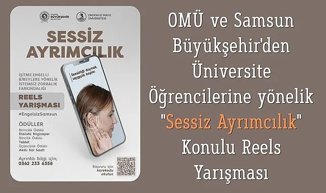 Samsun Büyükşehir'den üniversite öğrencilerine Reels yarışması