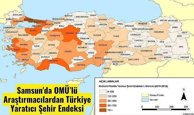 Samsun'da OMÜ'lü Araştırmacılardan Türkiye Yaratıcı Şehir Endeksi