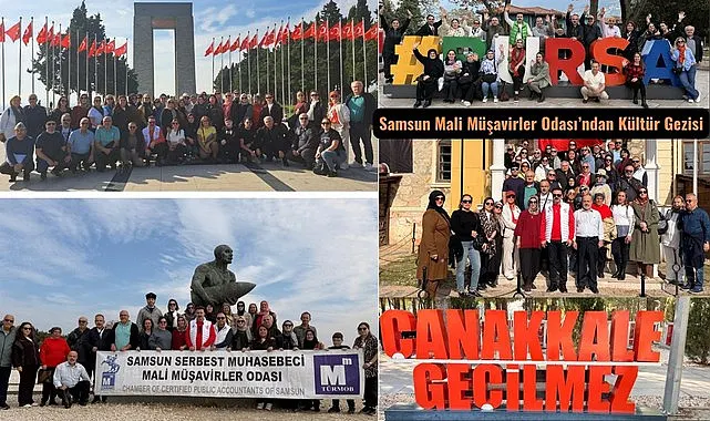 Samsun Mali Müşavirler Odası'ndan Bursa ve Çanakkale'ye Kültür Gezisi