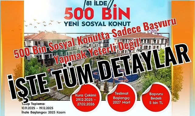 Samsun Sosyal Konut Projesi başvurusu nasıl yapılır?
