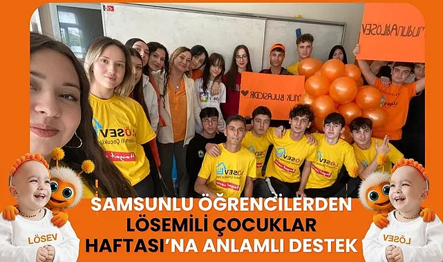 Samsunlu Öğrencilerden Lösemili Çocuklar Haftası'na Anlamlı Destek 