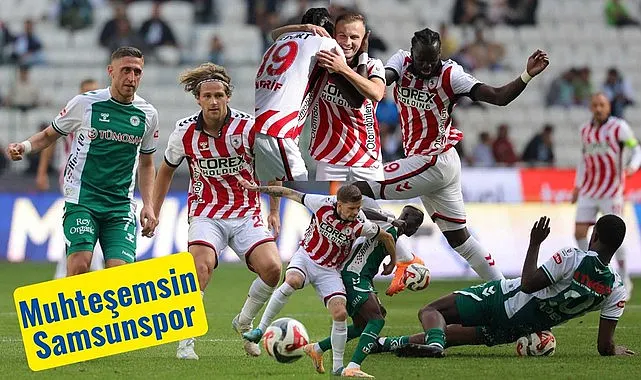 Samsunspor Konyaspor maç sonucu: 3-1