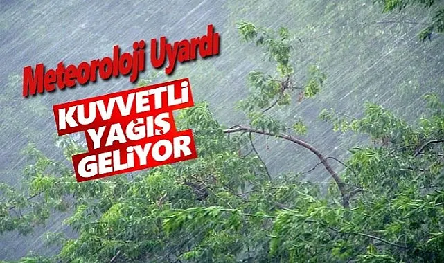 10 Aralık Samsun'da Kuvvetli Yağış Uyarısı