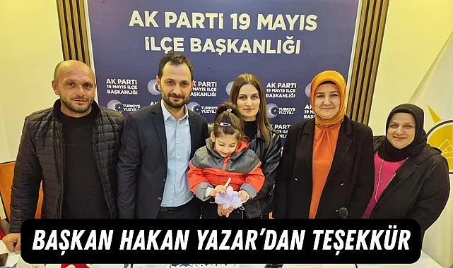 AK Parti 19 Mayıs İlçe Başkanlığı'ndan rekor üye sayısı