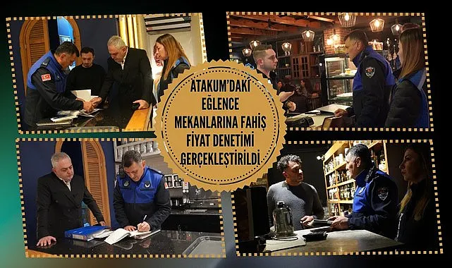 Atakum’daki eğlence mekanlarına fahiş fiyat denetimi gerçekleştirildi