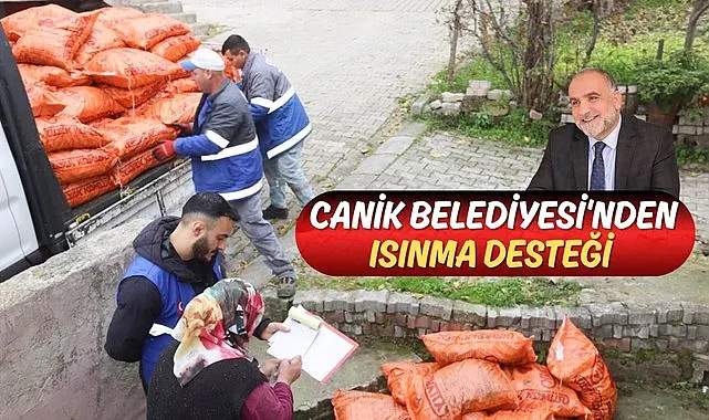 Canik Belediyesi'nden Isınma Desteği 