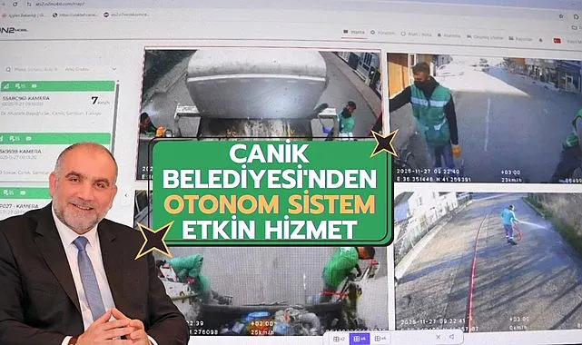 Canik Belediyesi'nden Otonom Sistem Etkin Hizmet