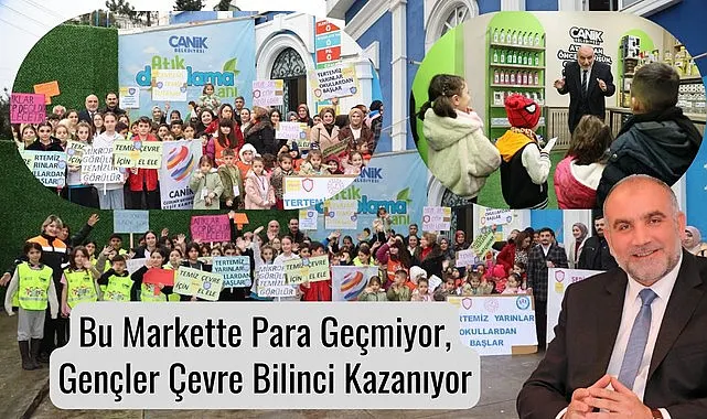 Canik Sıfır Atık Marketi aile bütçesine katkı sunuyor