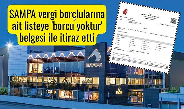 SAMPA'dan GİB Listesine Borcu Yoktur Belgeli Yanıt