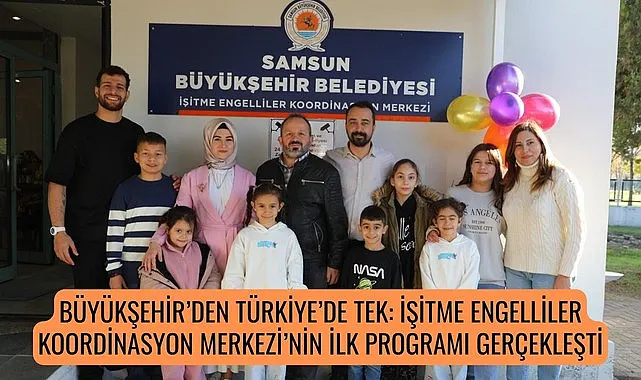 Samsun Büyükşehir Belediyesi'nden Türkiye'de tek!