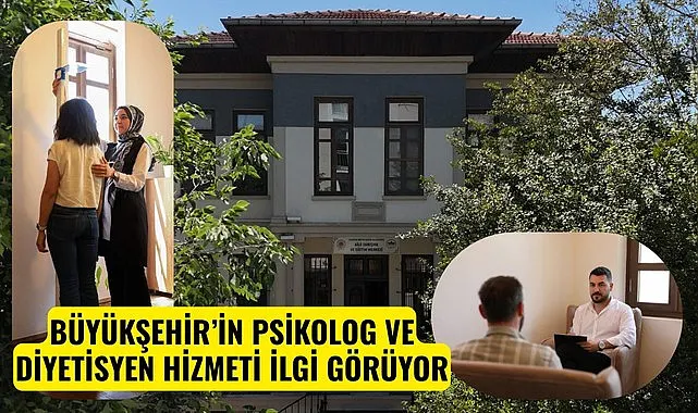 Samsun Büyükşehir Belediyesi'nin Psikolog ve Diyetisyen hizmeti ilgi görüyor