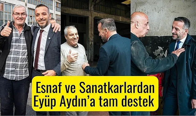 Samsun Madeni Sanatkarlar Odası Başkanı Eyüp Aydın aynı kararlılıkla sahada!
