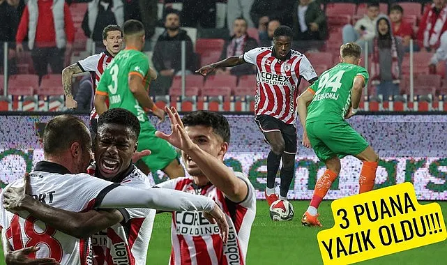 Samsunspor 3 puanı kaçırdı! Samsunspor Alanyaspor maçı fotoğrafları