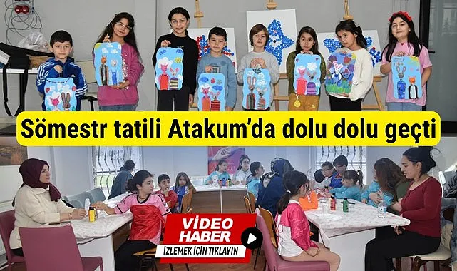 Atakum Belediyesi öğrencilere renkli tatil yolculuğu sundu