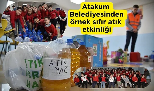 Atakum Belediyesinden öğrencilere sıfır atık farkındalığı