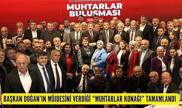 Başkan Doğan: Muhtarlar Konağı muhtarlarımıza ve şehrimize hayırlı olsun