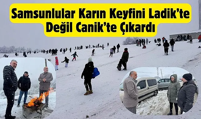 Burası Ladik değil Canik, Samsunlular Gürgenyatak'a akın etti!