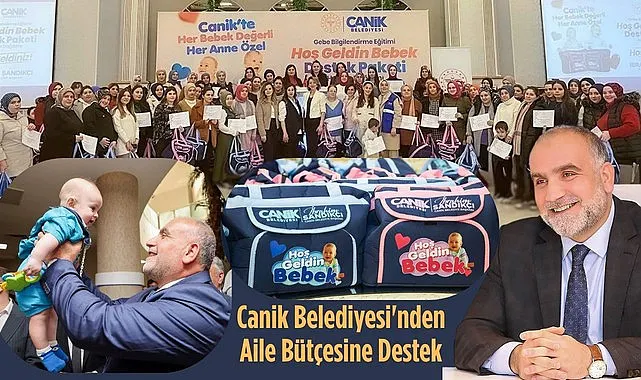 Canik Belediyesi'nden Anne Adaylarına Bebek Destek Paketi