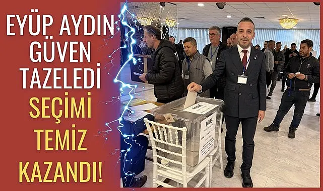 Eyüp Aydın fark attı seçimi temiz kazandı!