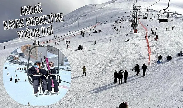 Kayak tutkunları Ladik Akdağ Kayak Merkezi'ne akın etti