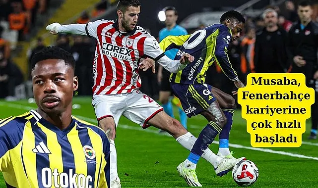 Musaba Samsunspor'u yaktı Fenerbahçe finale kaldı!