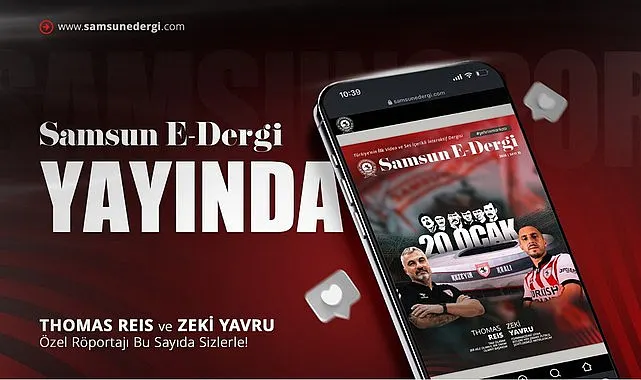 Samsun Büyükşehir Belediyesi tarafından hazırlanan E-Dergi yayınlandı!