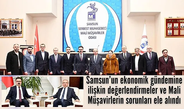 Samsun'da Milletvekili Kırcalı'dan Mali Müşavirler Odası'na ziyaret