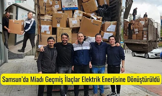 Samsun Eczacı Odası 15 ton ilacı imha etti