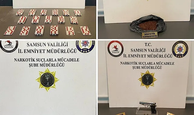 Samsun'un o ilçelerinde uyuşturucu operasyonu