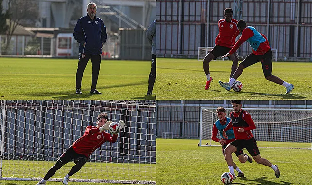 Samsunspor Aliağa maçına sıkı hazırlanıyor